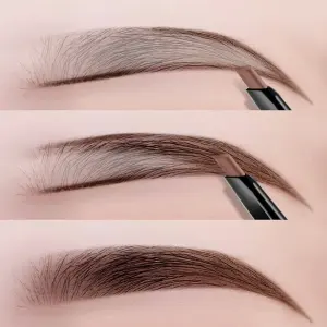 2 in 1 Eyebrow pencil Cosmetics makeup for women Waterproof Eyebrow Tattoo brush Long Lasting eyebrow pen